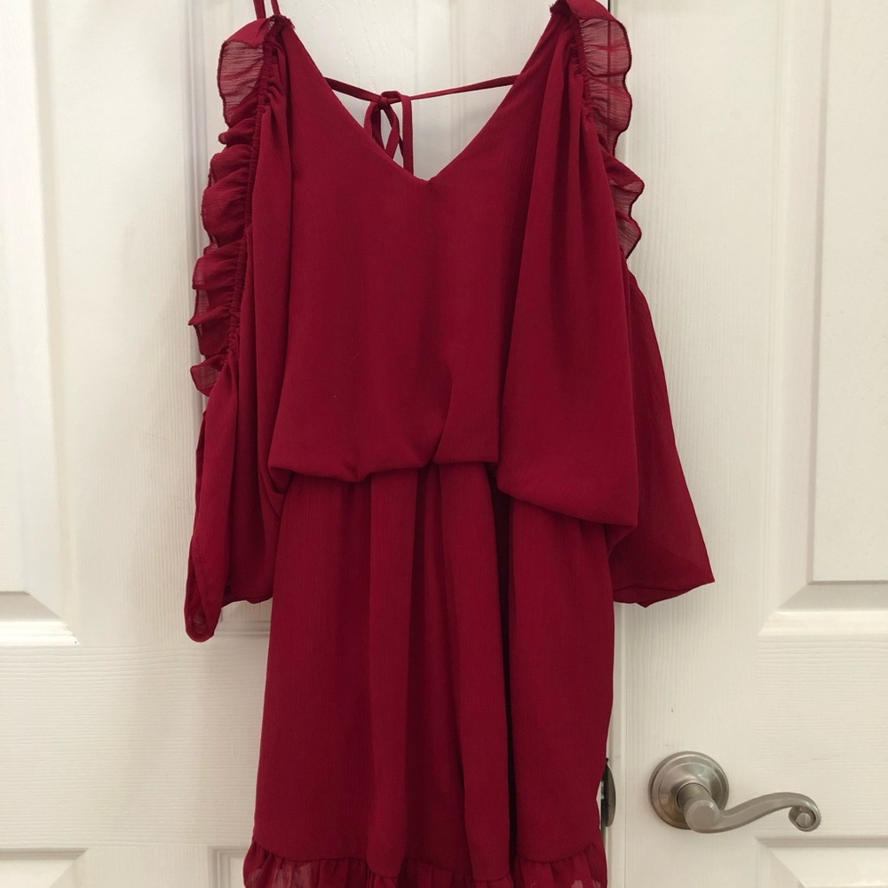 Burgundy Romper